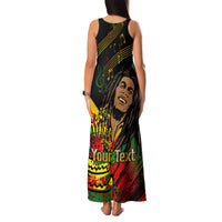 Legend Bob Birthday Family Matching Tank Maxi Dress and Hawaiian Shirt The Father of Reggae - Wonder Print Shop