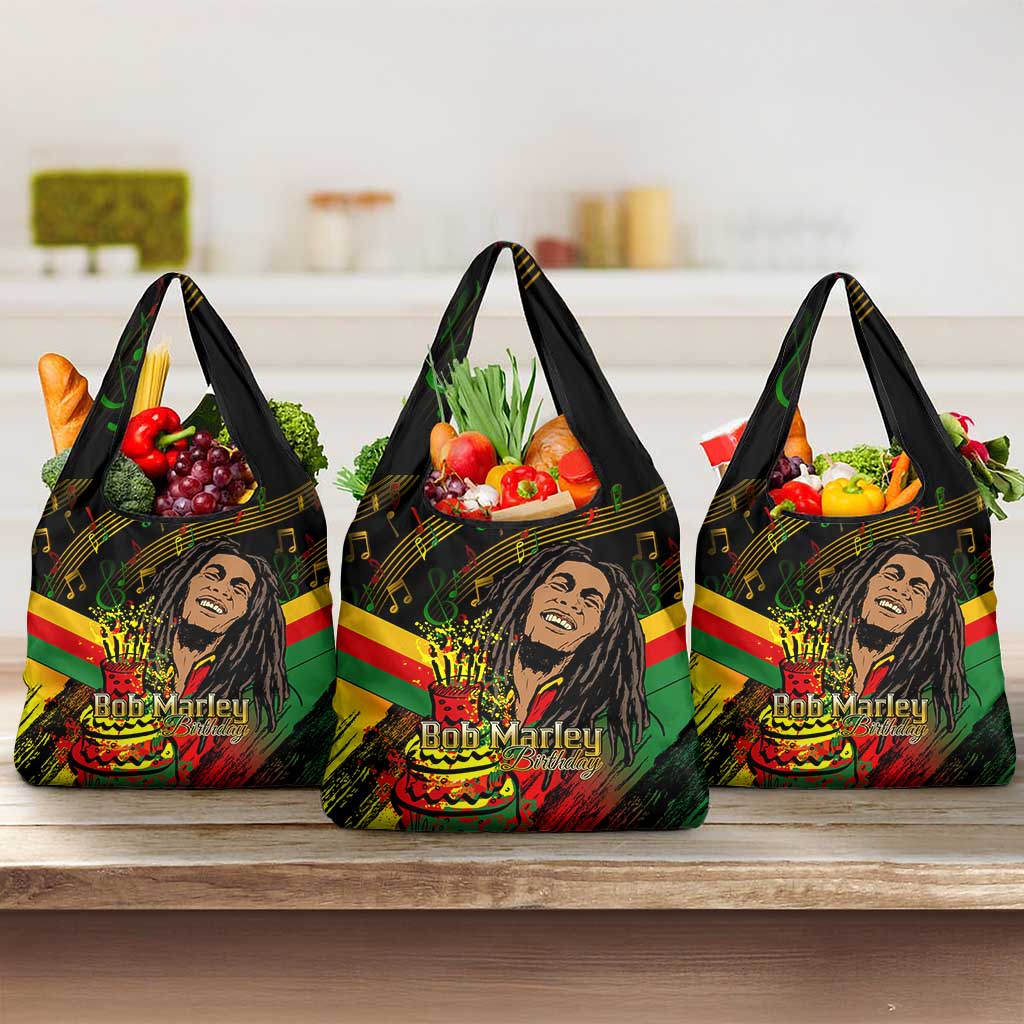 Legend Reggae Birthday Grocery Bag The Father of Reggae