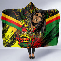Bob Marley Birthday Hooded Blanket The Father of Reggae
