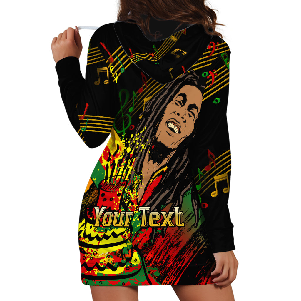 Legend Bob Birthday Hoodie Dress The Father of Reggae - Wonder Print Shop