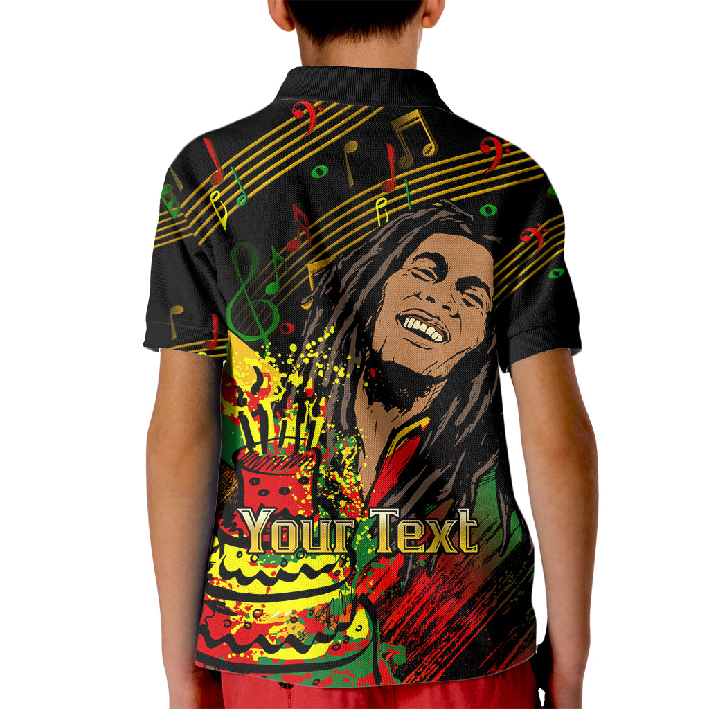 Legend Bob Birthday Kid Polo Shirt The Father of Reggae - Wonder Print Shop