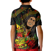 Legend Bob Birthday Kid Polo Shirt The Father of Reggae - Wonder Print Shop
