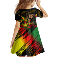 Legend Bob Birthday Kid Short Sleeve Dress The Father of Reggae - Wonder Print Shop