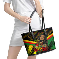 Legend Bob Birthday Leather Tote Bag The Father of Reggae - Wonder Print Shop