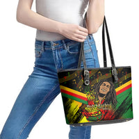 Legend Bob Birthday Leather Tote Bag The Father of Reggae - Wonder Print Shop