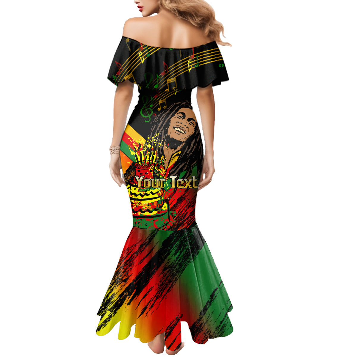 Legend Bob Birthday Mermaid Dress The Father of Reggae - Wonder Print Shop