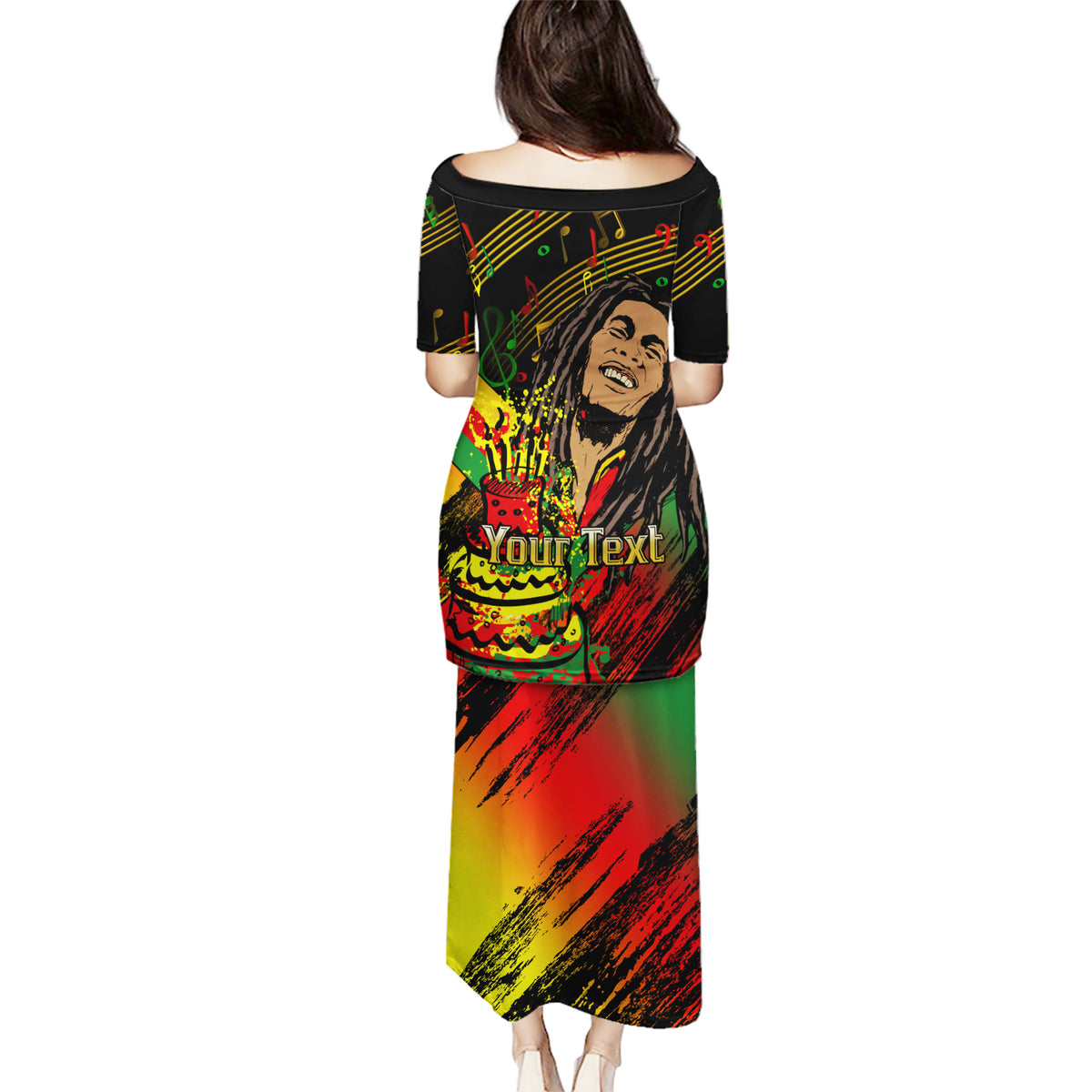 Legend Bob Birthday Puletasi The Father of Reggae - Wonder Print Shop