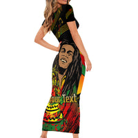 Legend Bob Birthday Short Sleeve Bodycon Dress The Father of Reggae - Wonder Print Shop