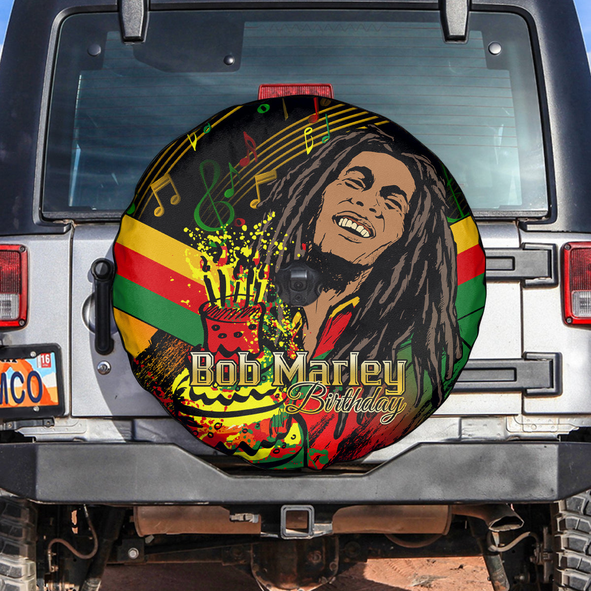 Legend Bob Birthday Spare Tire Cover The Father of Reggae - Wonder Print Shop