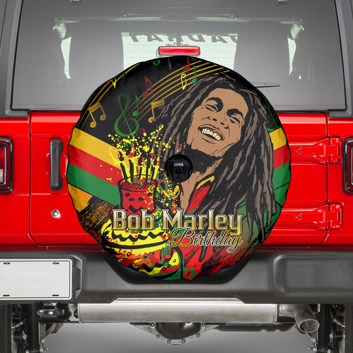 Legend Bob Birthday Spare Tire Cover The Father of Reggae - Wonder Print Shop