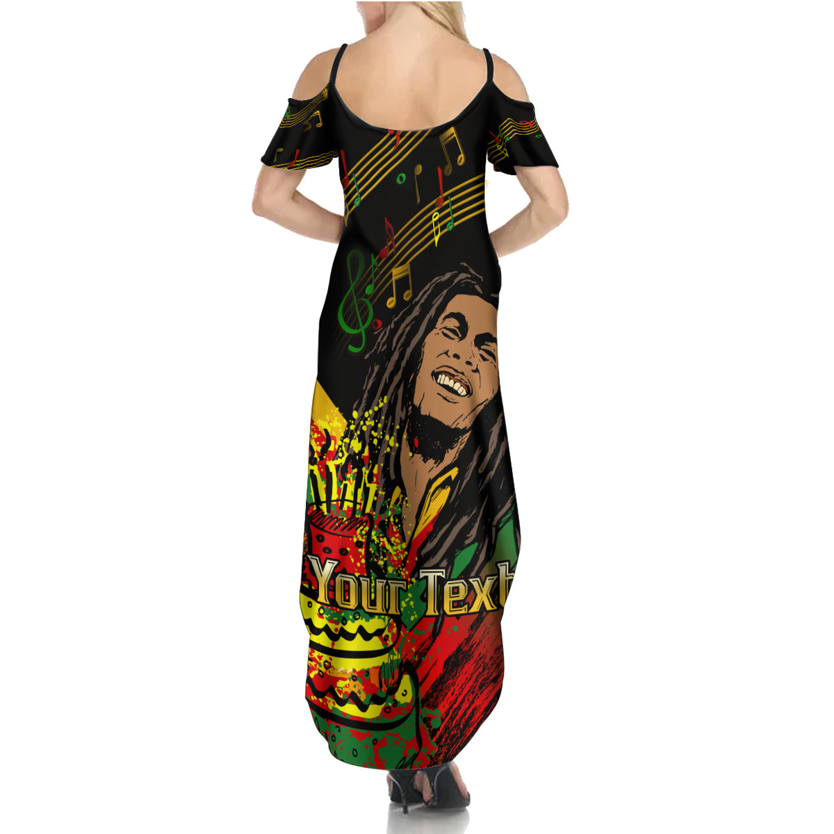 Legend Bob Birthday Summer Maxi Dress The Father of Reggae - Wonder Print Shop
