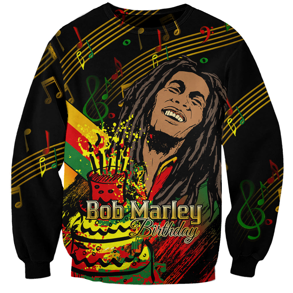 Legend Bob Birthday Sweatshirt The Father of Reggae - Wonder Print Shop