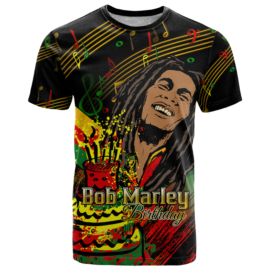 Legend Bob Birthday T Shirt The Father of Reggae - Wonder Print Shop