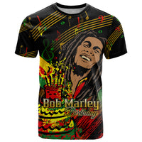 Legend Bob Birthday T Shirt The Father of Reggae - Wonder Print Shop