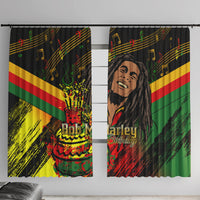 Legend Bob Birthday Window Curtain The Father of Reggae - Wonder Print Shop