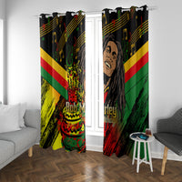 Legend Bob Birthday Window Curtain The Father of Reggae - Wonder Print Shop