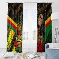 Legend Bob Birthday Window Curtain The Father of Reggae - Wonder Print Shop