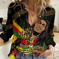 Legend Bob Birthday Women Casual Shirt The Father of Reggae - Wonder Print Shop