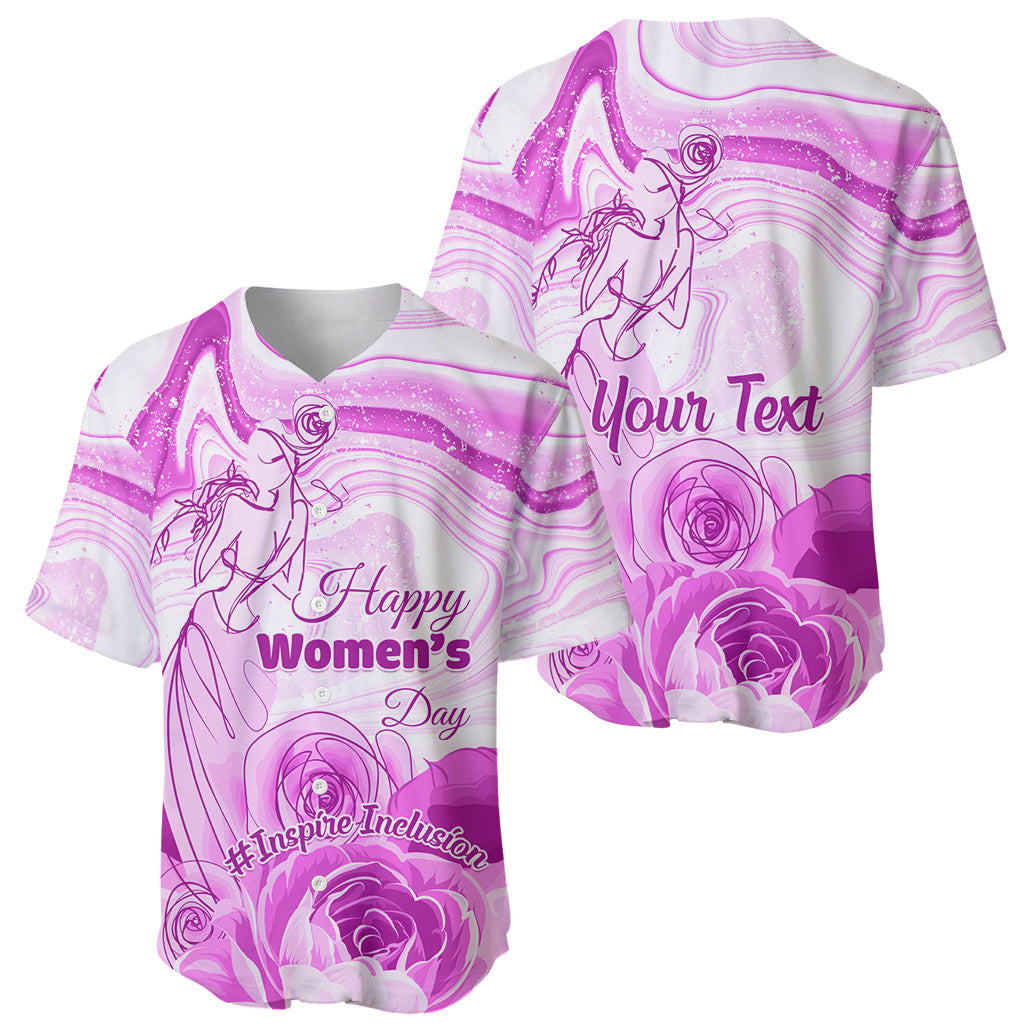 Happy International Women Day 2024 Baseball Jersey Inspire Inclusion - Wonder Print Shop