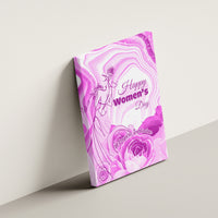 Happy International Women Day 2024 Canvas Wall Art Inspire Inclusion - Wonder Print Shop