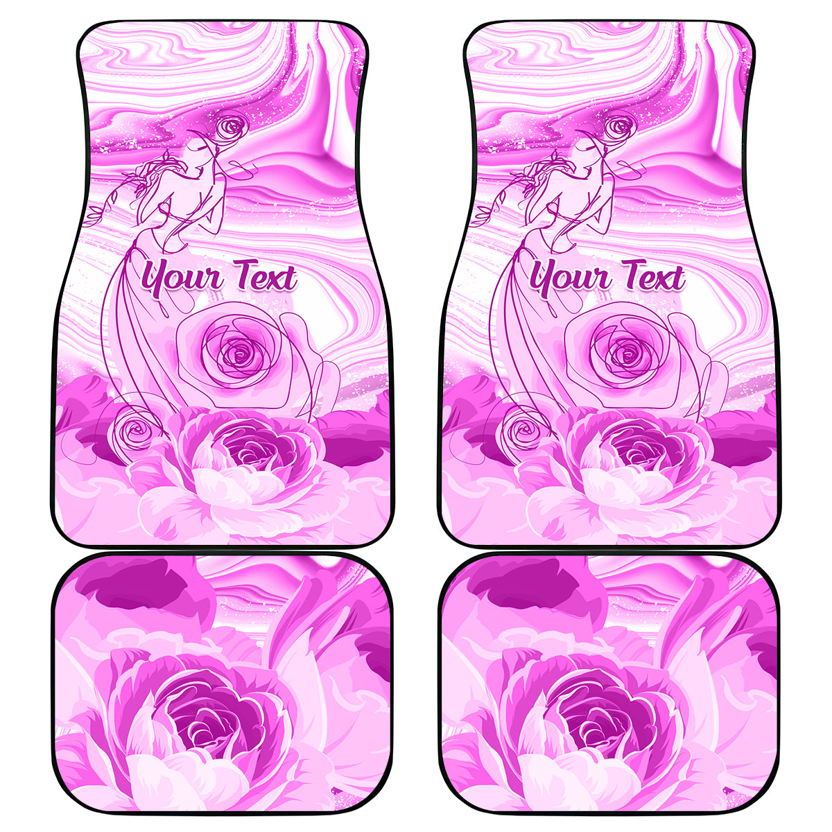 Happy International Women Day 2024 Car Mats Inspire Inclusion - Wonder Print Shop