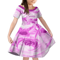 Happy International Women Day 2024 Family Matching Off Shoulder Long Sleeve Dress and Hawaiian Shirt Inspire Inclusion - Wonder Print Shop