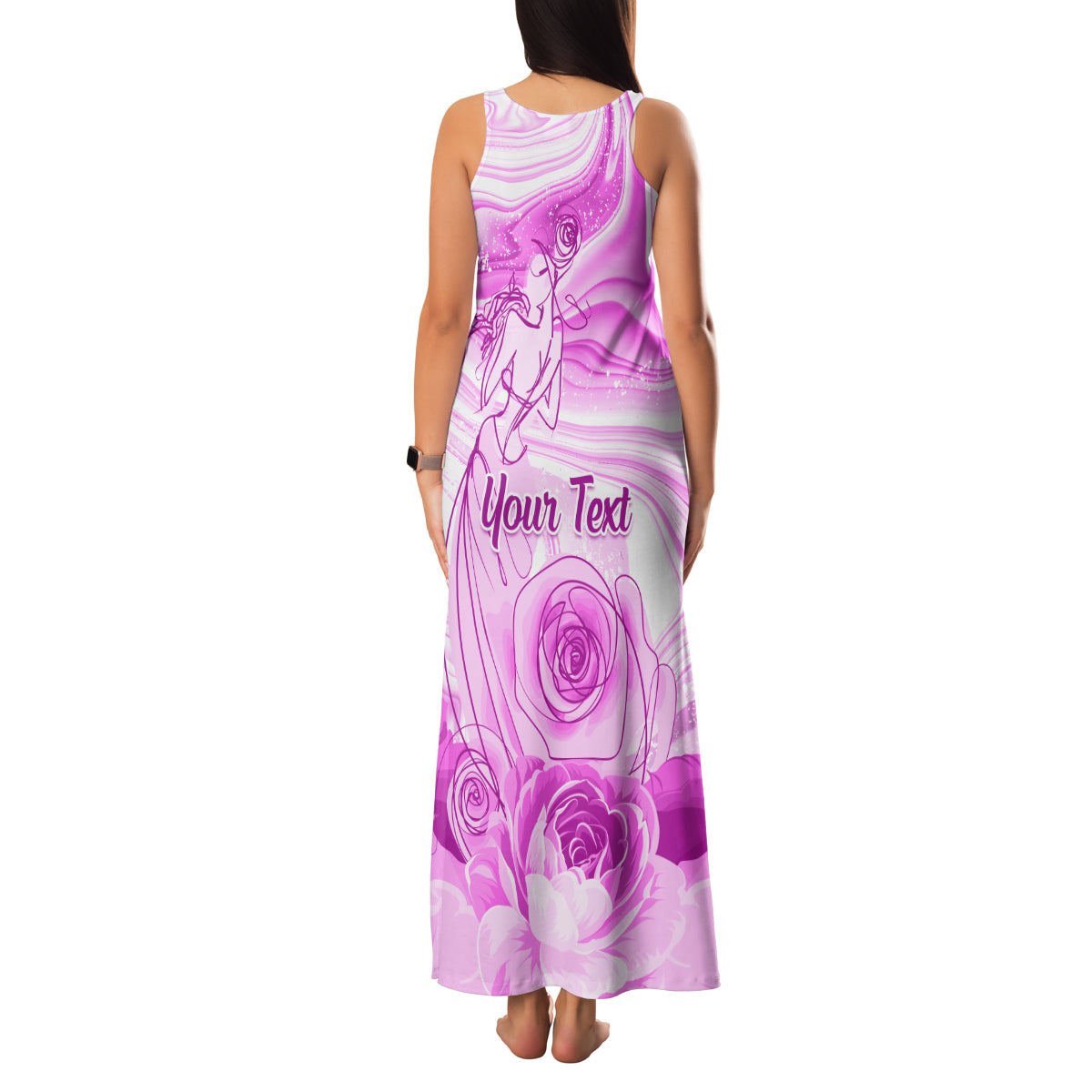Happy International Women Day 2024 Family Matching Tank Maxi Dress and Hawaiian Shirt Inspire Inclusion - Wonder Print Shop
