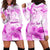 Happy International Women Day 2024 Hoodie Dress Inspire Inclusion - Wonder Print Shop
