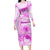 Happy International Women Day 2024 Long Sleeve Bodycon Dress Inspire Inclusion - Wonder Print Shop