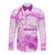 Happy International Women Day 2024 Long Sleeve Button Shirt Inspire Inclusion - Wonder Print Shop