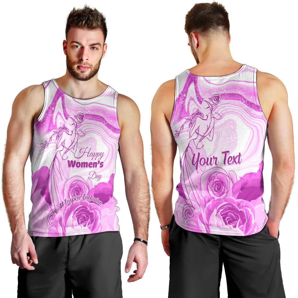 Happy International Women Day 2024 Men Tank Top Inspire Inclusion - Wonder Print Shop