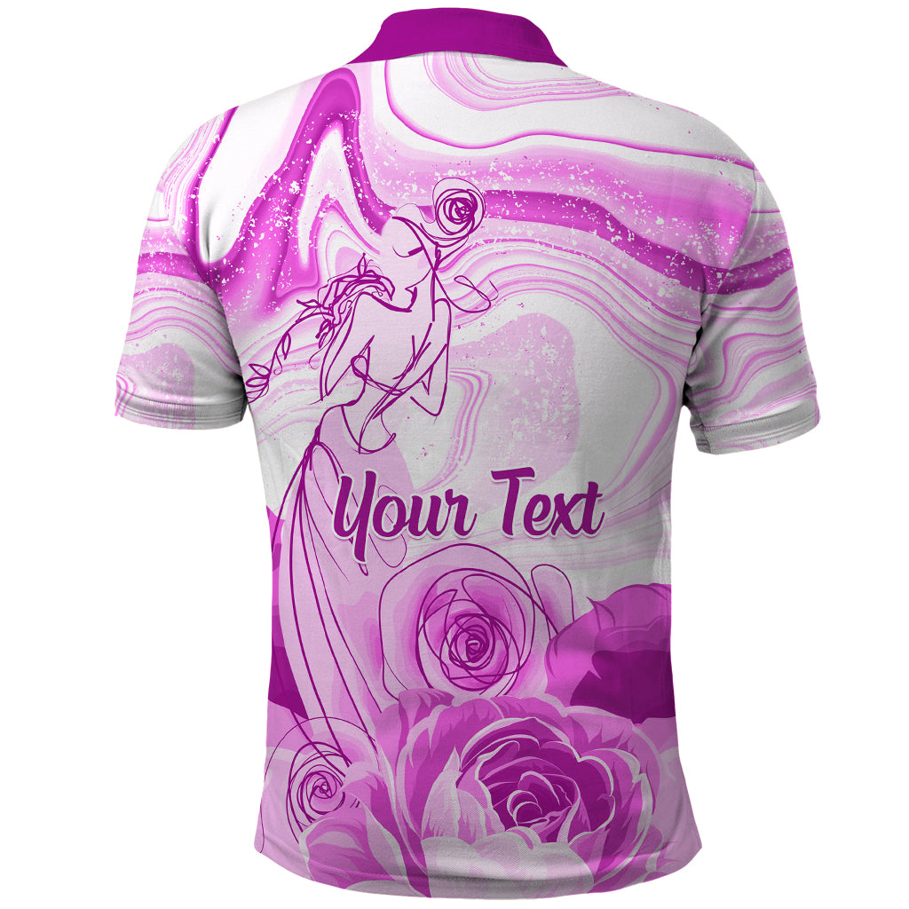 Happy International Women Day 2024 Polo Shirt Inspire Inclusion - Wonder Print Shop