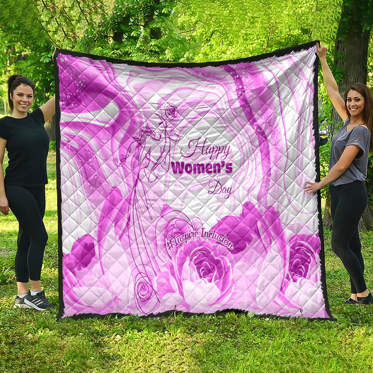 Happy International Women Day 2024 Quilt Inspire Inclusion - Wonder Print Shop