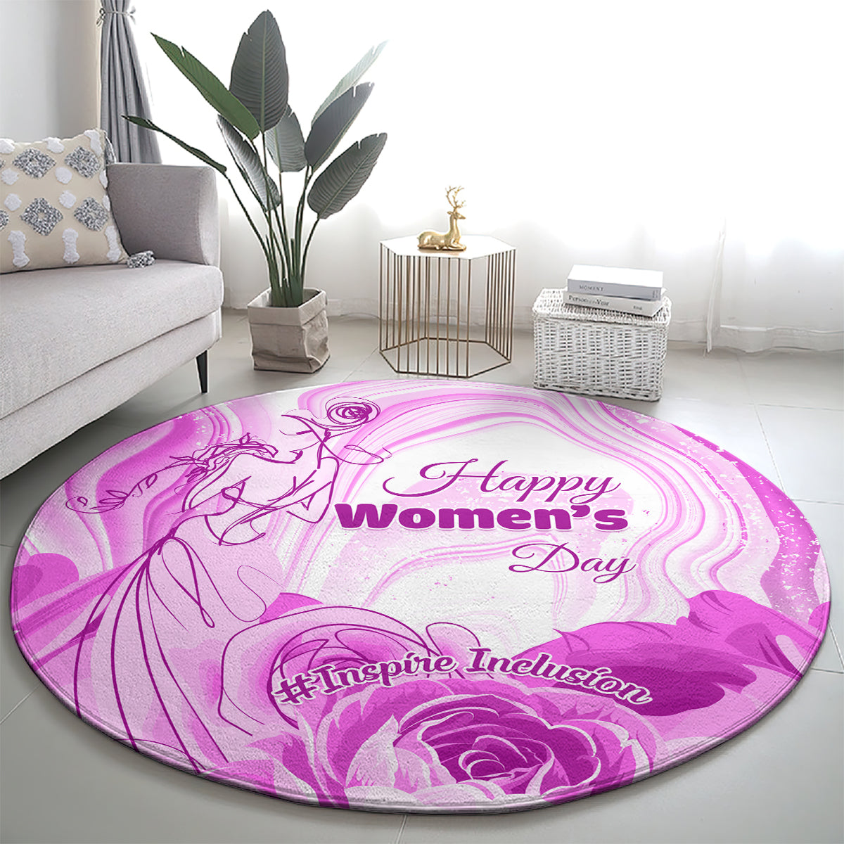 Happy International Women Day 2024 Round Carpet Inspire Inclusion