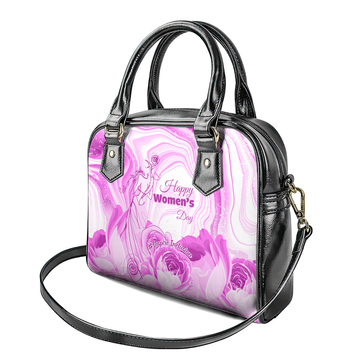 Happy International Women Day 2024 Shoulder Handbag Inspire Inclusion
