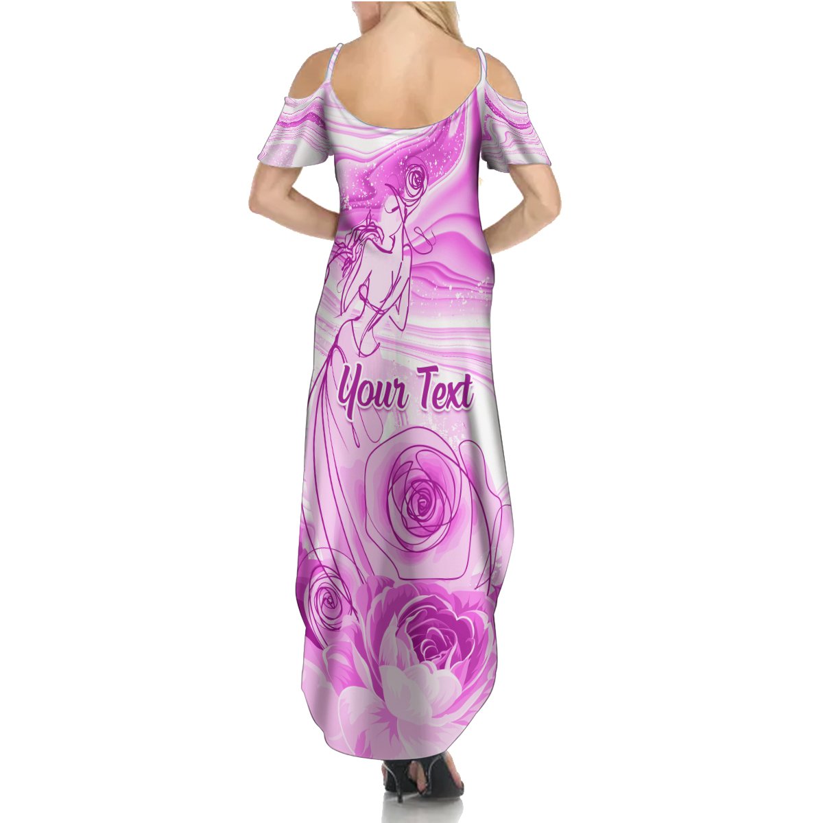 Happy International Women Day 2024 Summer Maxi Dress Inspire Inclusion - Wonder Print Shop