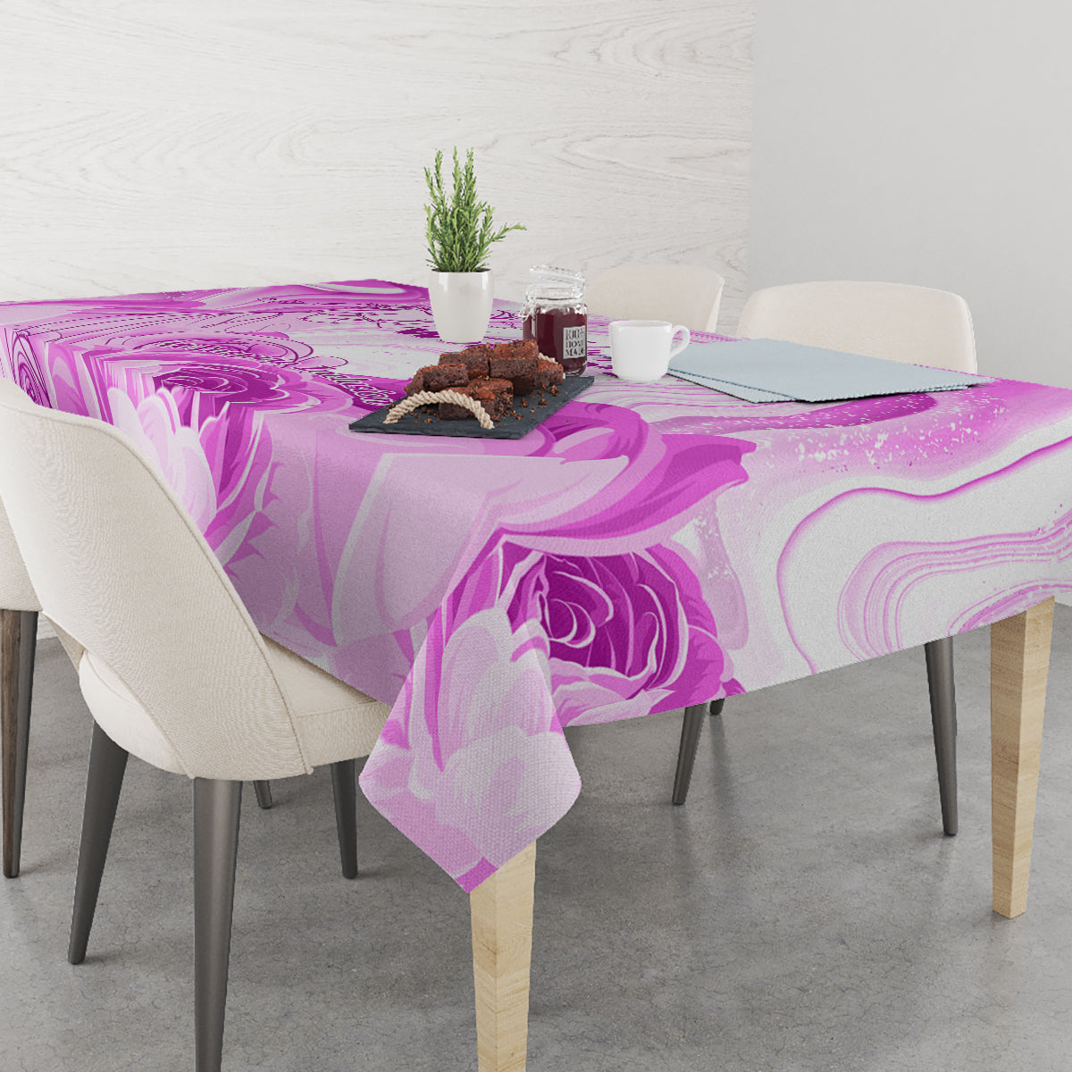 Happy International Women Day 2024 Tablecloth Inspire Inclusion - Wonder Print Shop