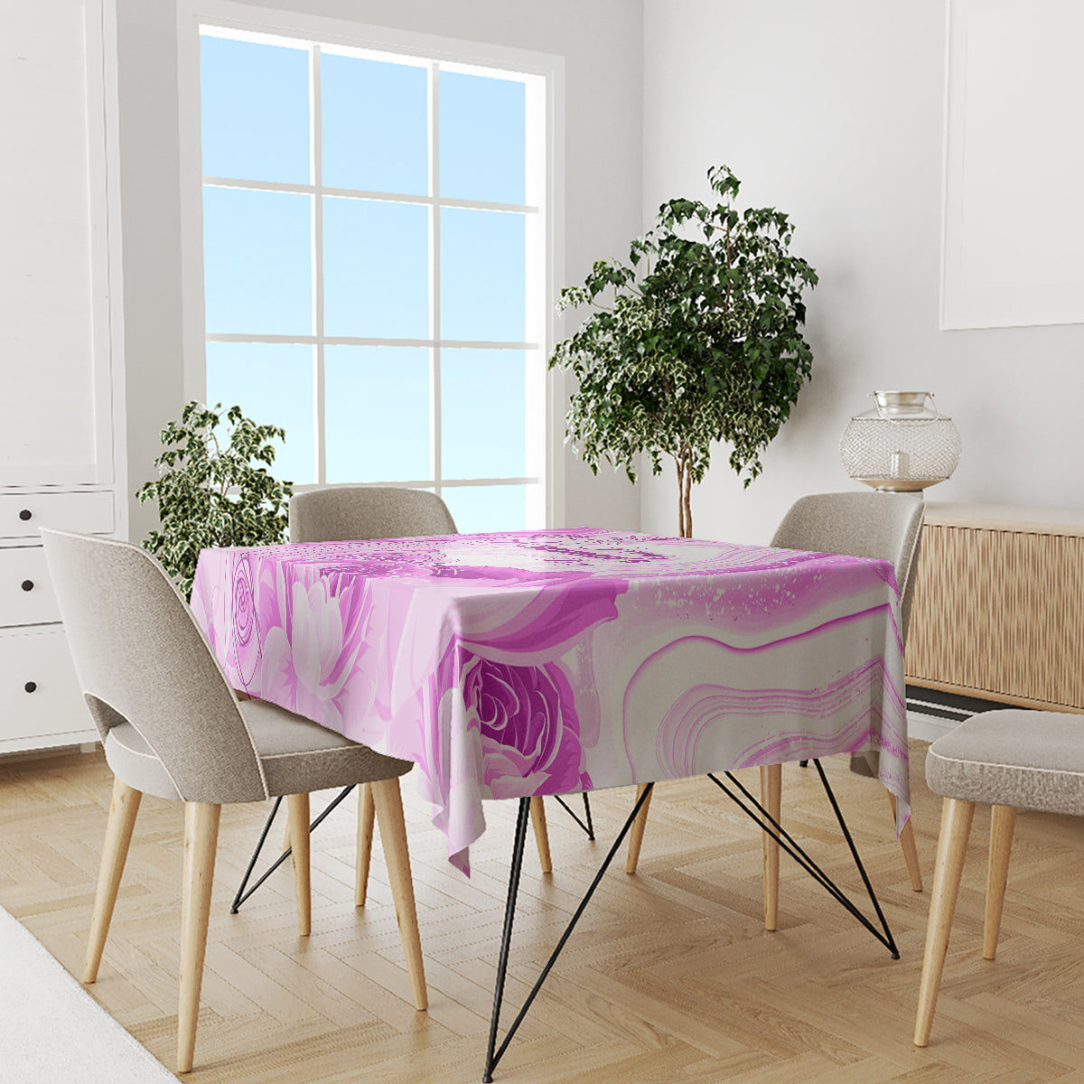 Happy International Women Day 2024 Tablecloth Inspire Inclusion - Wonder Print Shop