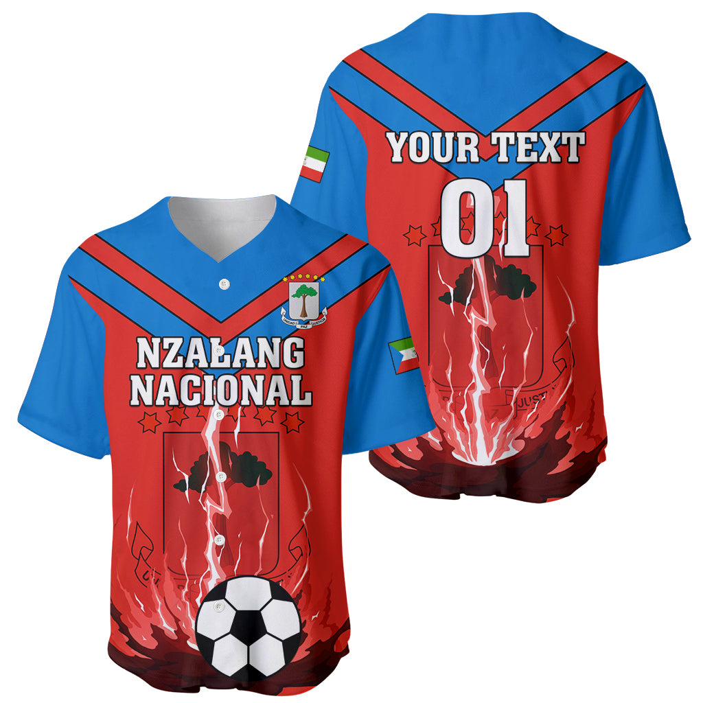 Equatorial Guinea Football Baseball Jersey Come On Nzalang Nacional - Wonder Print Shop