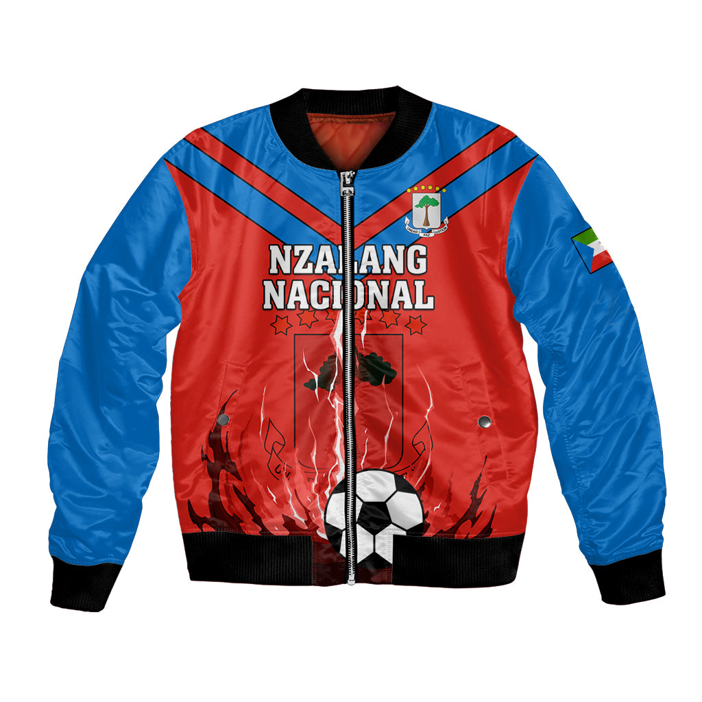 Equatorial Guinea Football Bomber Jacket Come On Nzalang Nacional - Wonder Print Shop