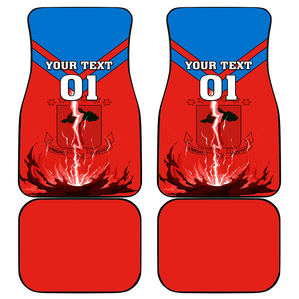 Equatorial Guinea Football Car Mats Come On Nzalang Nacional - Wonder Print Shop