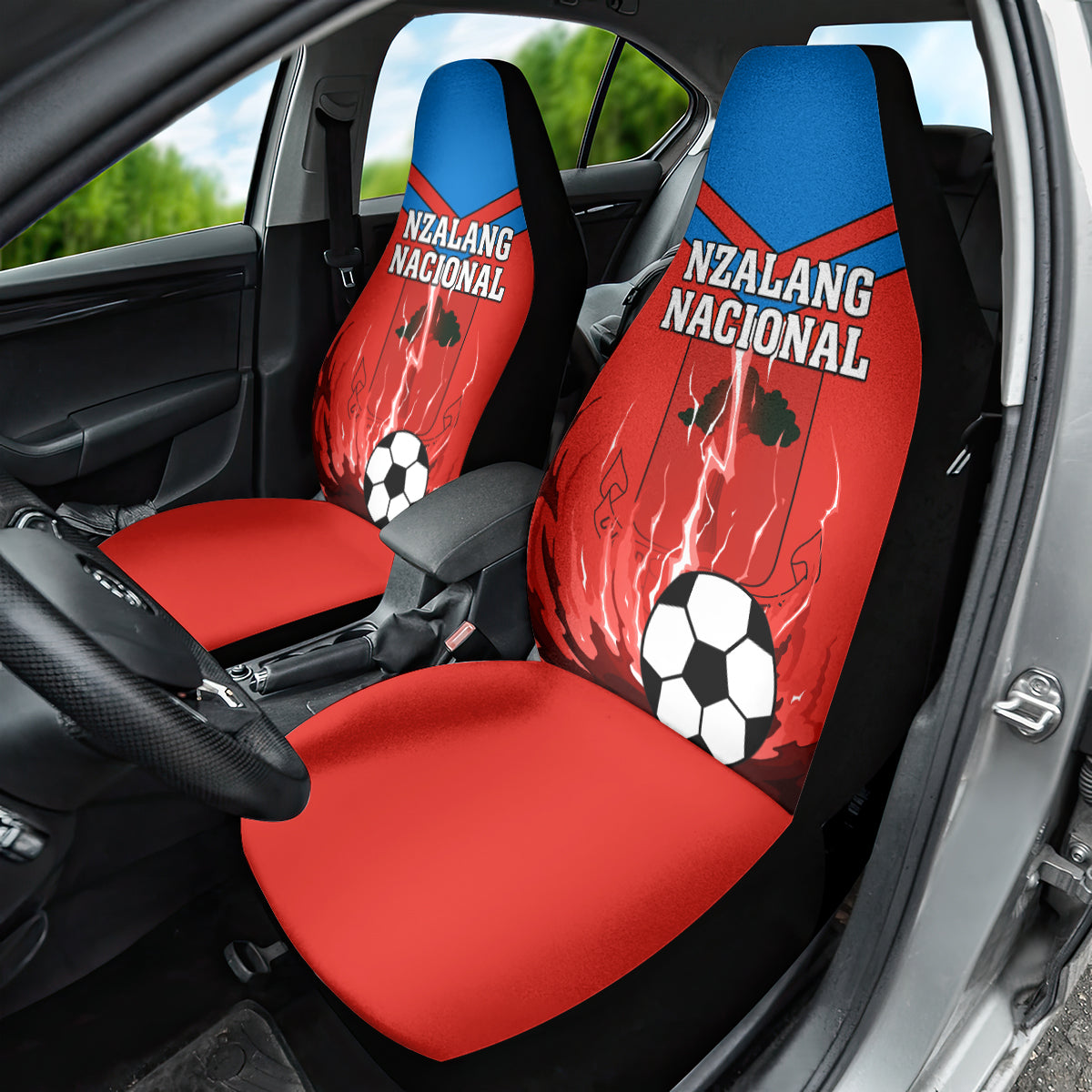 Equatorial Guinea Football Car Seat Cover Come On Nzalang Nacional - Wonder Print Shop