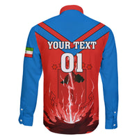 Equatorial Guinea Football Family Matching Off Shoulder Long Sleeve Dress and Hawaiian Shirt Come On Nzalang Nacional - Wonder Print Shop