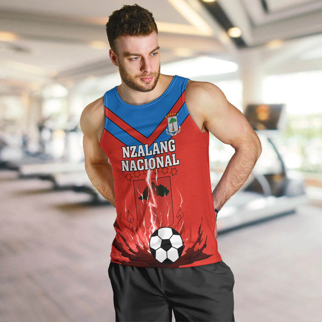 Equatorial Guinea Football Men Tank Top Come On Nzalang Nacional - Wonder Print Shop