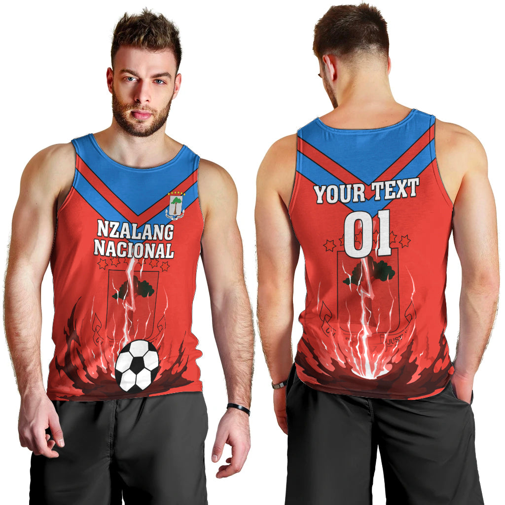 Equatorial Guinea Football Men Tank Top Come On Nzalang Nacional - Wonder Print Shop