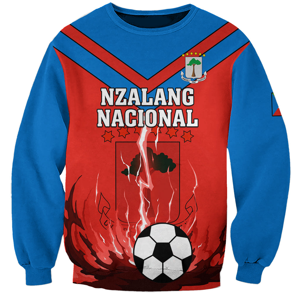 Equatorial Guinea Football Sweatshirt Come On Nzalang Nacional - Wonder Print Shop