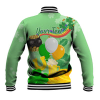 Saint Patrick Day Baseball Jacket Shamrock To Do List - Wonder Print Shop