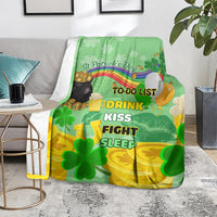 Saint Patrick Day Blanket Shamrock To Do List