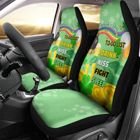 Saint Patrick Day Car Seat Cover Shamrock To Do List - Wonder Print Shop