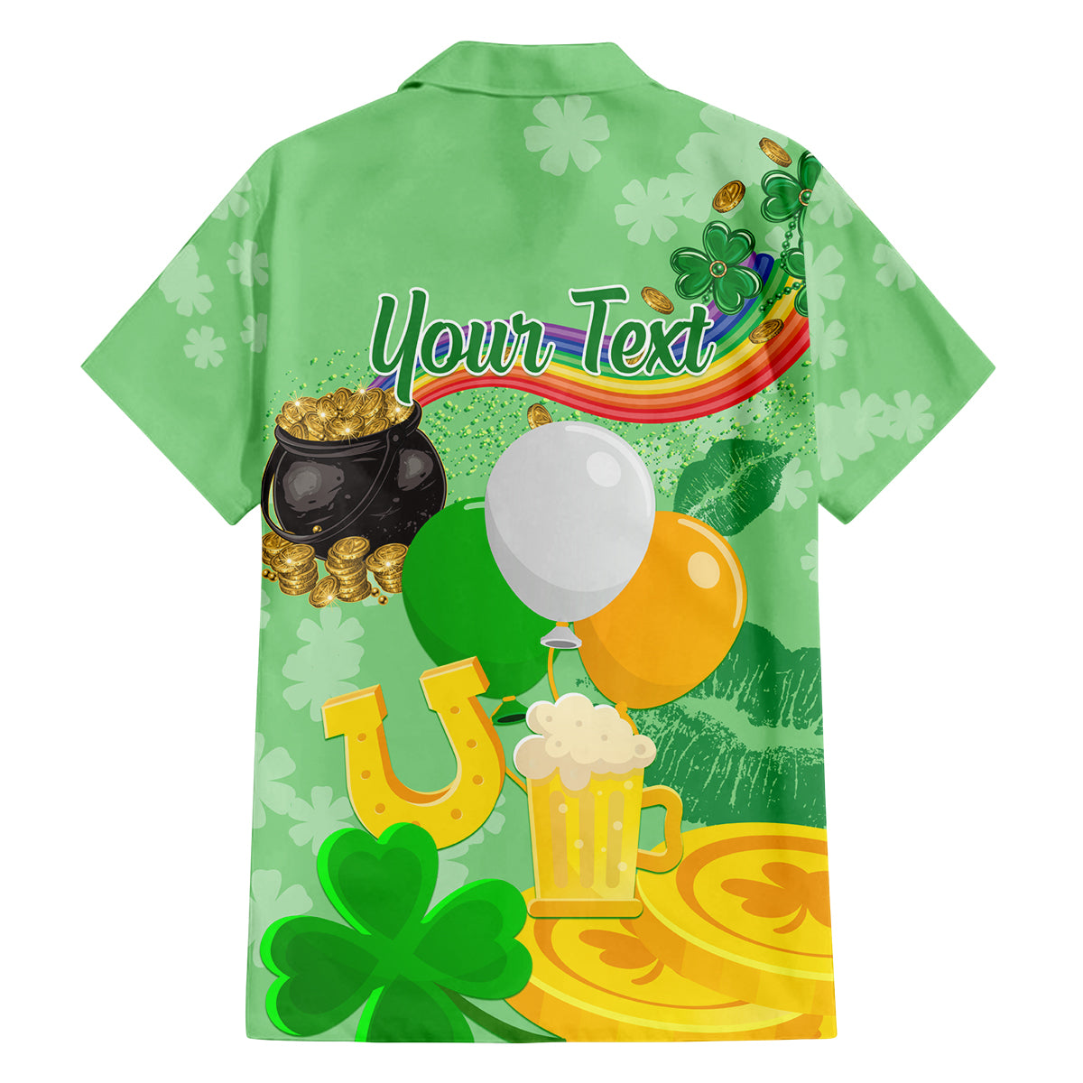 Saint Patrick Day Family Matching Off Shoulder Maxi Dress and Hawaiian Shirt Shamrock To Do List - Wonder Print Shop